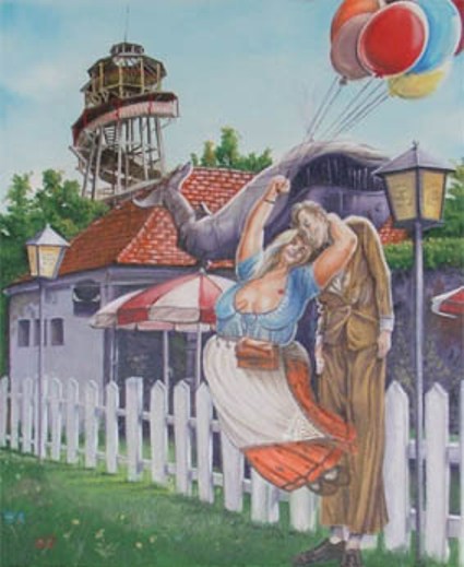 Luftballonfrau